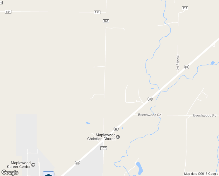 map of restaurants, bars, coffee shops, grocery stores, and more near 7454 Peck Road in Ravenna