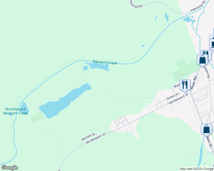 map of restaurants, bars, coffee shops, grocery stores, and more near in Nanticoke