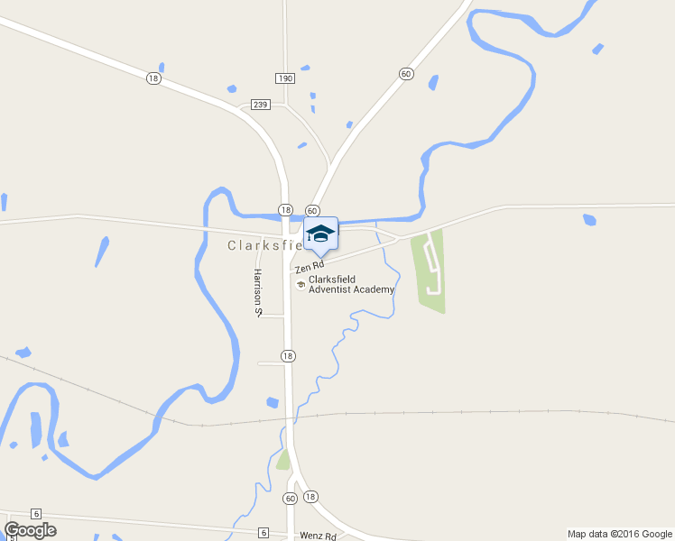 map of restaurants, bars, coffee shops, grocery stores, and more near 5015 Zen Rd in Wakeman