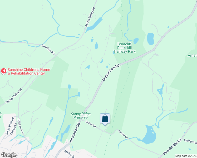 map of restaurants, bars, coffee shops, grocery stores, and more near 269 Croton Dam Road in Ossining