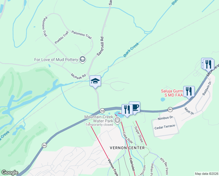 map of restaurants, bars, coffee shops, grocery stores, and more near 2 Pine Crescent in Sussex County