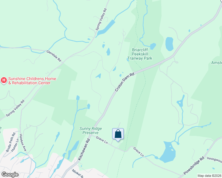 map of restaurants, bars, coffee shops, grocery stores, and more near 269 Croton Dam Road in Ossining