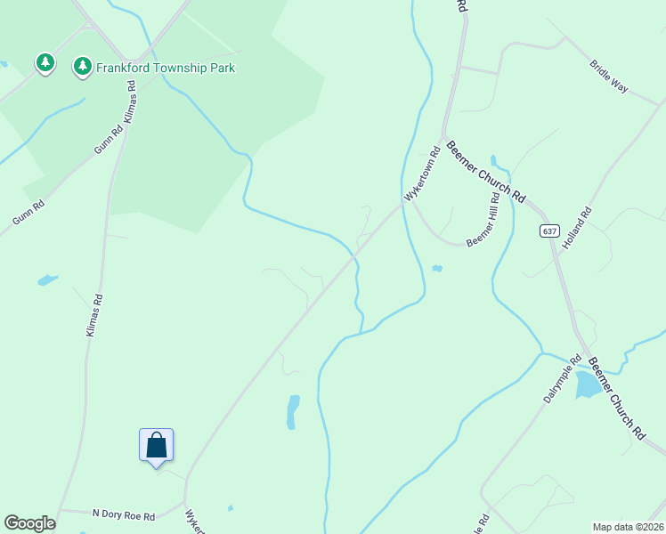 map of restaurants, bars, coffee shops, grocery stores, and more near 290 Wykertown Road in Branchville