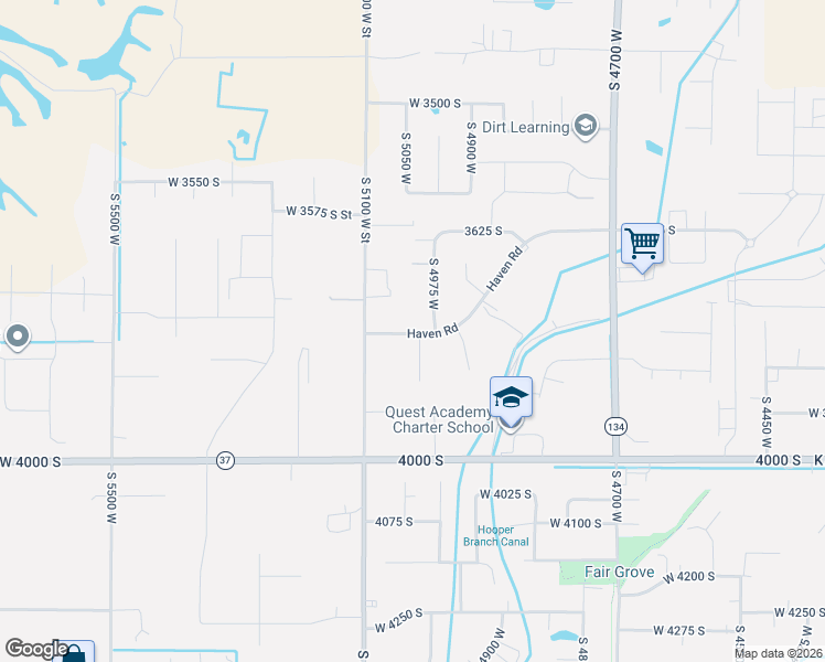map of restaurants, bars, coffee shops, grocery stores, and more near 5020 Haven Road in West Haven
