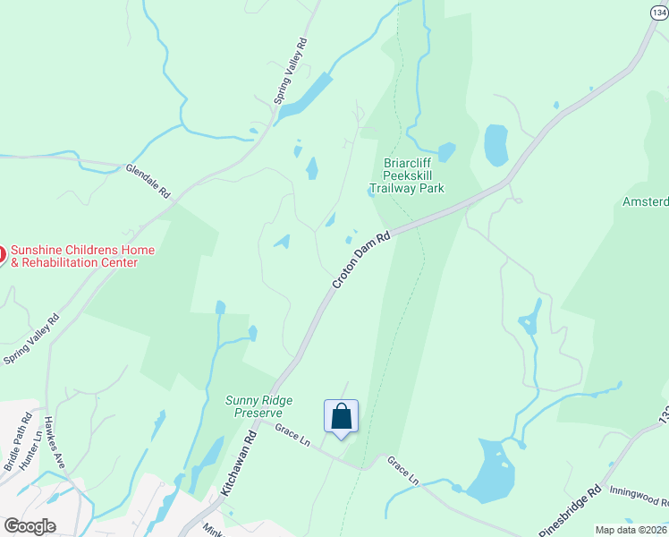 map of restaurants, bars, coffee shops, grocery stores, and more near 269 Croton Dam Road in Ossining