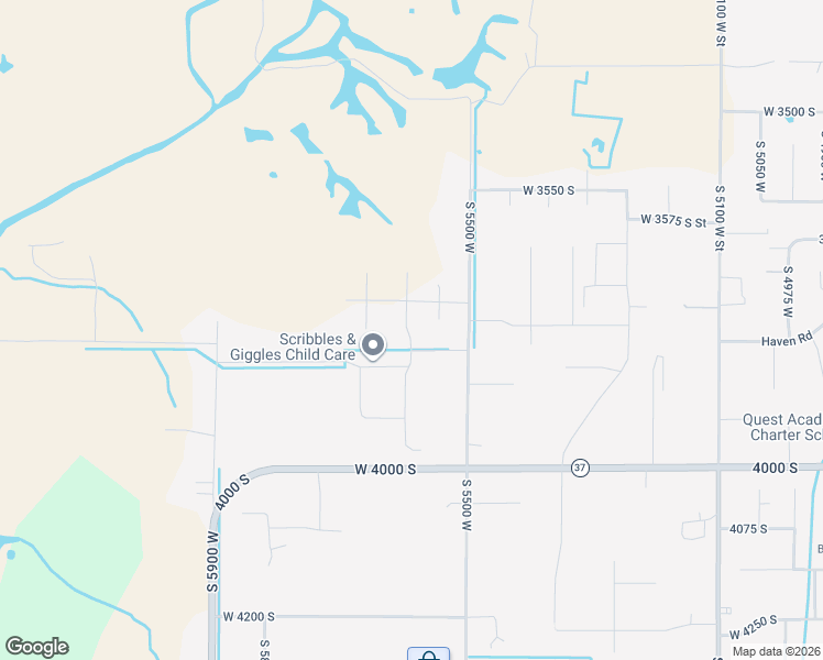 map of restaurants, bars, coffee shops, grocery stores, and more near 3732 South 5600 West in Hooper