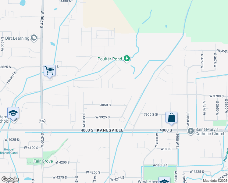 map of restaurants, bars, coffee shops, grocery stores, and more near 4273 West 3800 South in West Haven