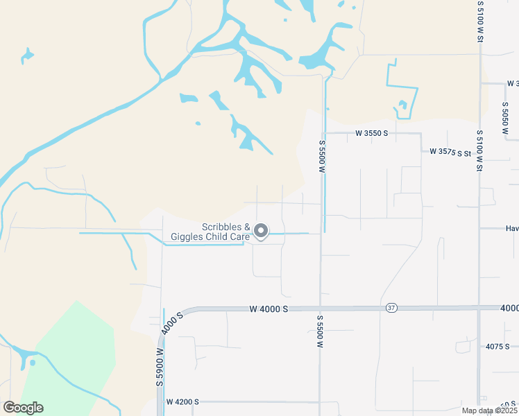 map of restaurants, bars, coffee shops, grocery stores, and more near 3706 south 5650 West in Hooper