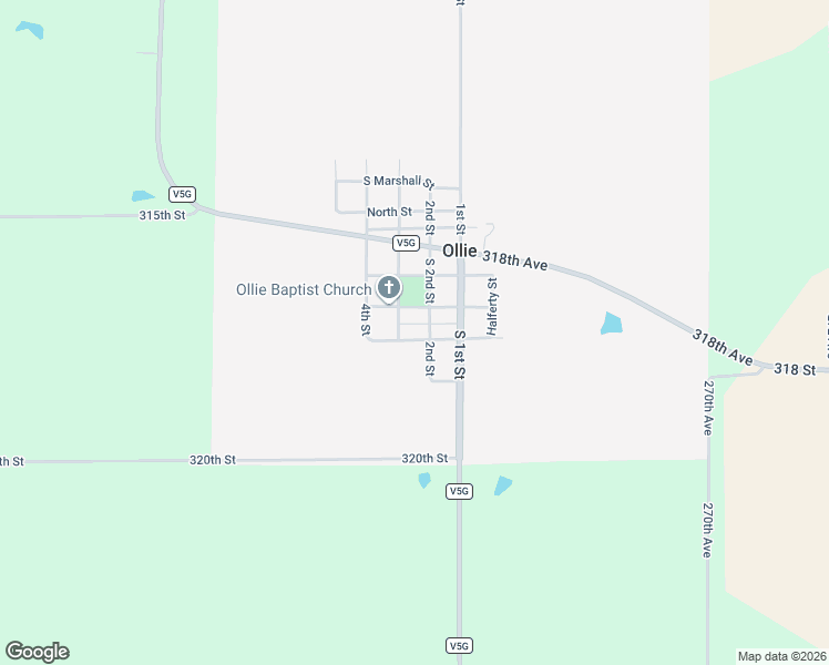 map of restaurants, bars, coffee shops, grocery stores, and more near 200 West South Street in Ollie