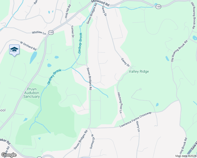 map of restaurants, bars, coffee shops, grocery stores, and more near 15 Ludlow Drive in Chappaqua