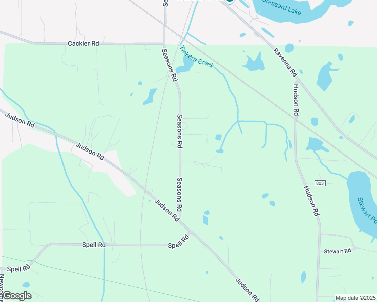 map of restaurants, bars, coffee shops, grocery stores, and more near 7540 Seasons Road in Kent