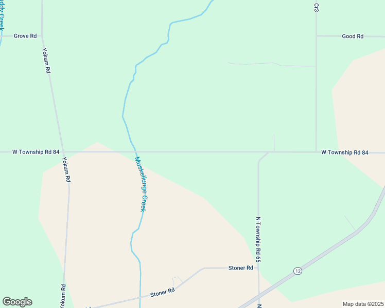 map of restaurants, bars, coffee shops, grocery stores, and more near 10070 West Township Road 84 in Fostoria