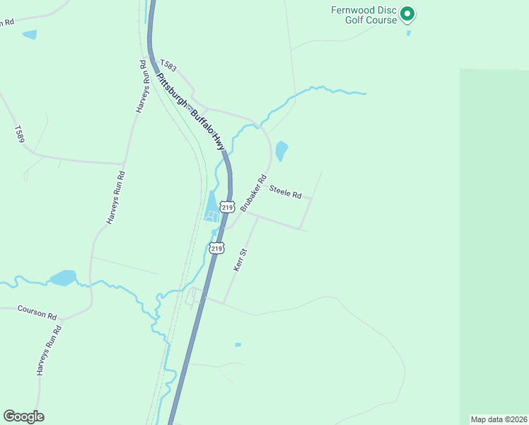 map of restaurants, bars, coffee shops, grocery stores, and more near 67 Whispering Trail Road in Brockway