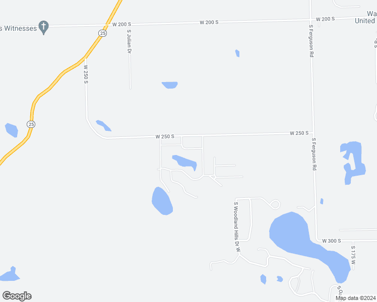 map of restaurants, bars, coffee shops, grocery stores, and more near 2441 West 250 South in Warsaw