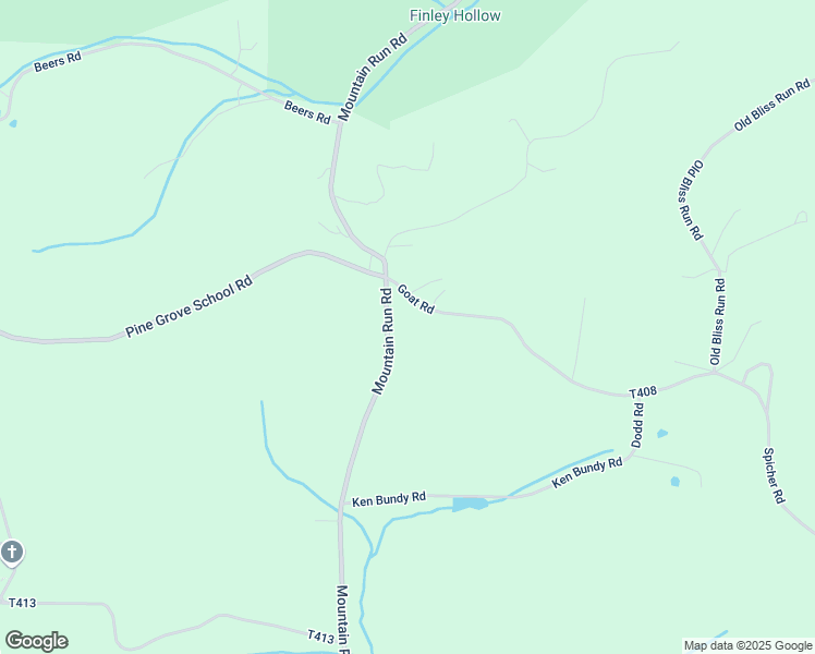map of restaurants, bars, coffee shops, grocery stores, and more near 2198 Mountain Run Road in DuBois
