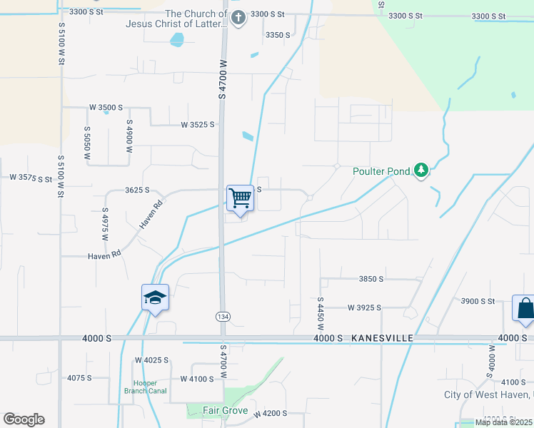 map of restaurants, bars, coffee shops, grocery stores, and more near 4613 West 3725 South in West Haven