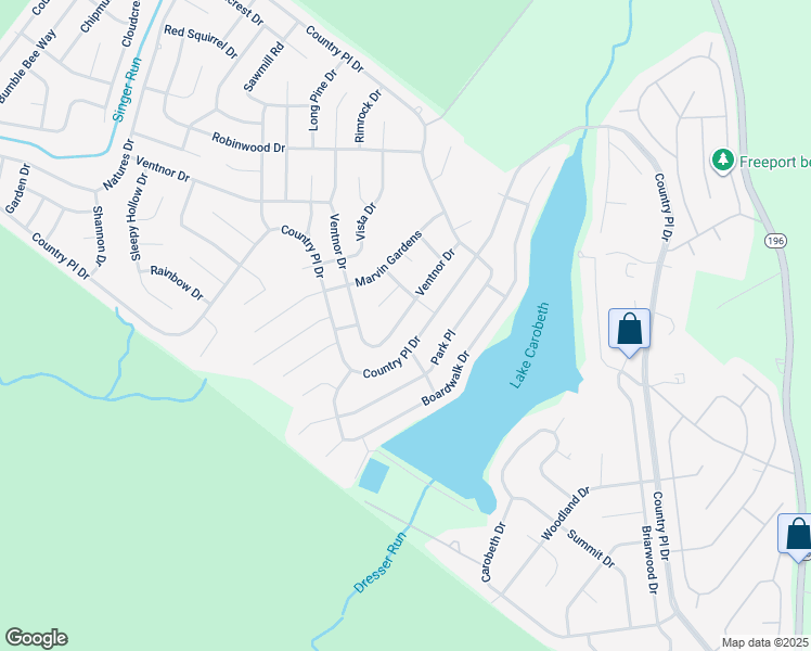 map of restaurants, bars, coffee shops, grocery stores, and more near 6667 West Country Place Drive in Tobyhanna