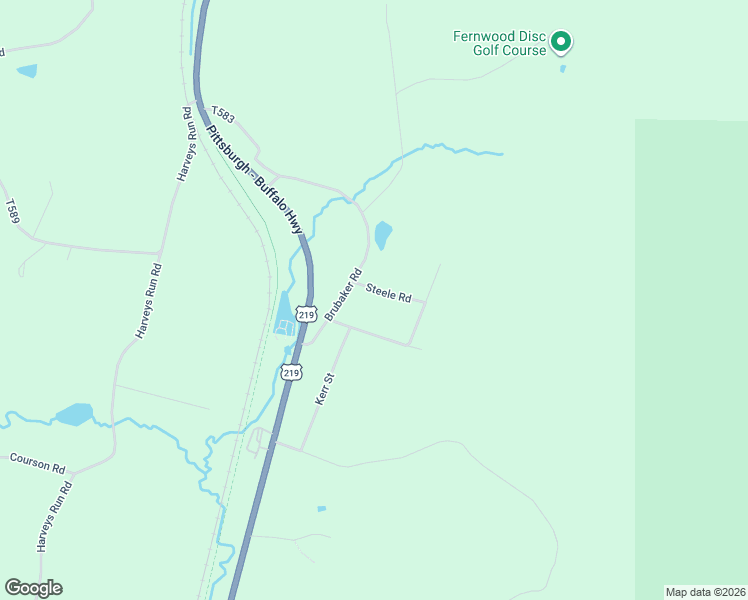 map of restaurants, bars, coffee shops, grocery stores, and more near 67 Whispering Trail Road in Brockway