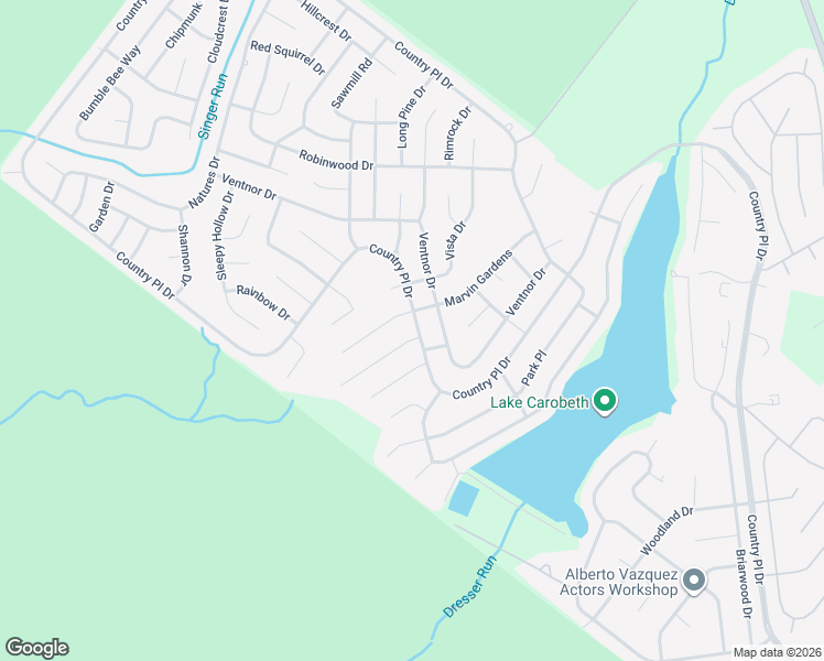 map of restaurants, bars, coffee shops, grocery stores, and more near 6708 Country Place Drive in Monroe County