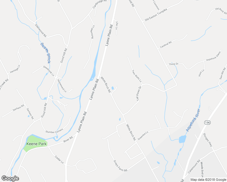 map of restaurants, bars, coffee shops, grocery stores, and more near 13 Deer Run Trail in Weston