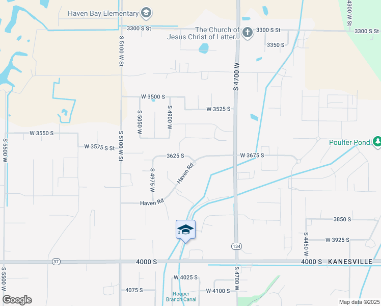 map of restaurants, bars, coffee shops, grocery stores, and more near 4838 3625 South in West Haven