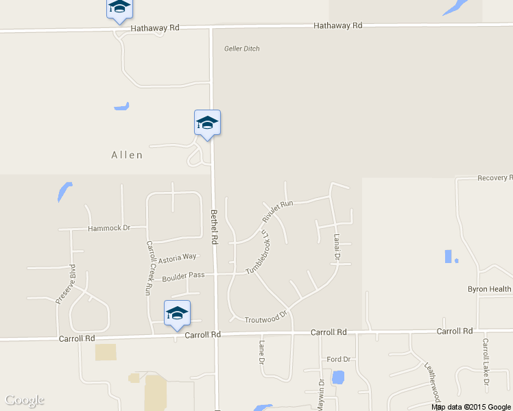 map of restaurants, bars, coffee shops, grocery stores, and more near 12517 Candleset Cove in Fort Wayne