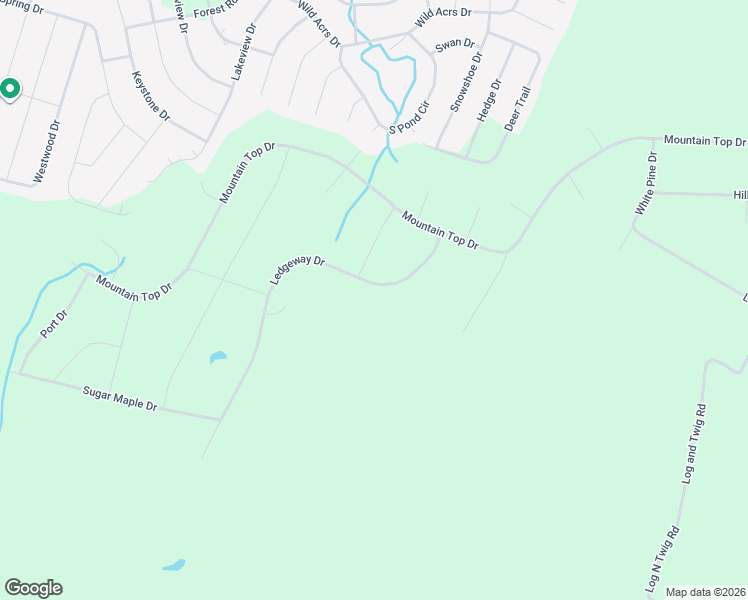 map of restaurants, bars, coffee shops, grocery stores, and more near 118 Ledgeway Dr in Dingmans Ferry