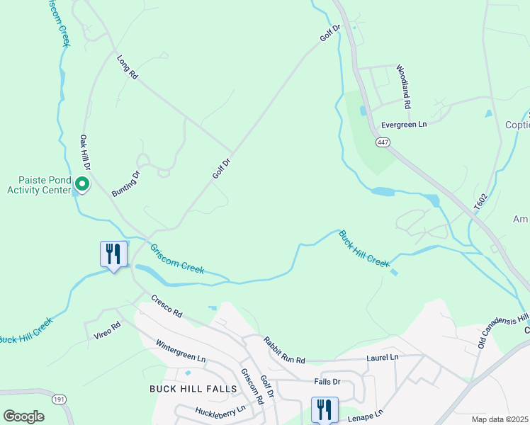 map of restaurants, bars, coffee shops, grocery stores, and more near in Monroe County