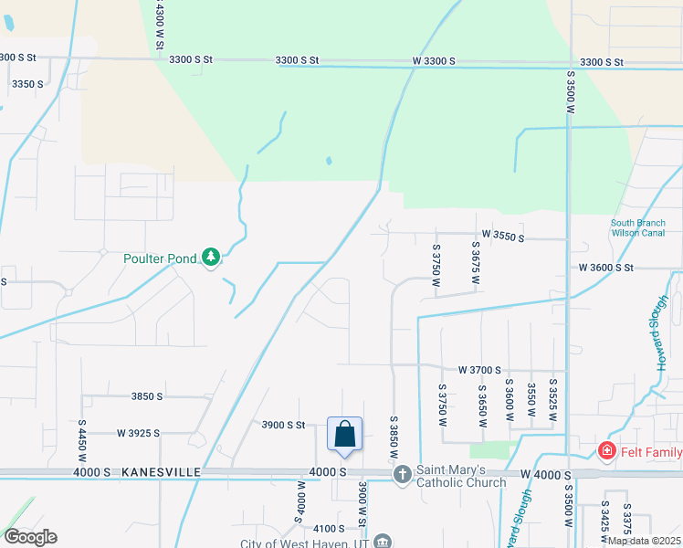 map of restaurants, bars, coffee shops, grocery stores, and more near 3933 West 3625 South in Ogden