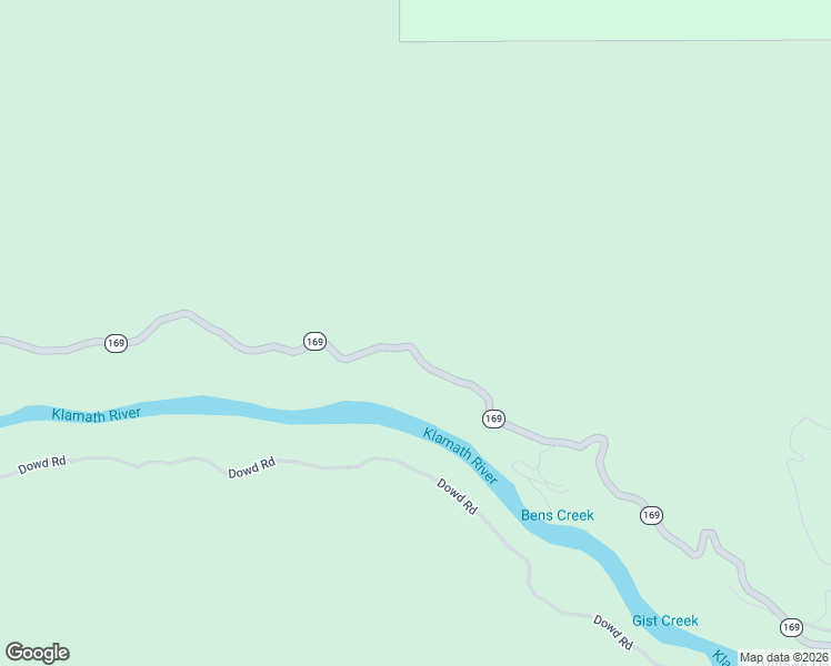 map of restaurants, bars, coffee shops, grocery stores, and more near California 169 in Hoopa