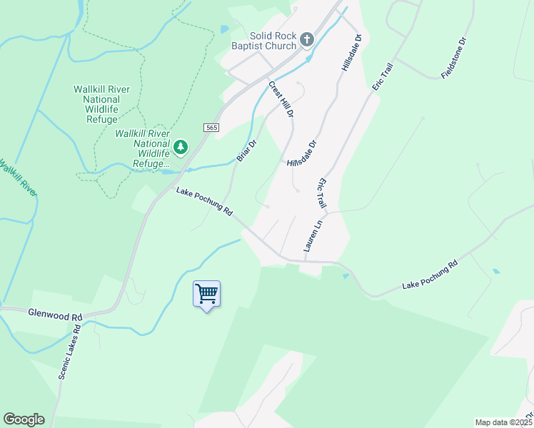 map of restaurants, bars, coffee shops, grocery stores, and more near 36 Crest Hill Drive in Sussex