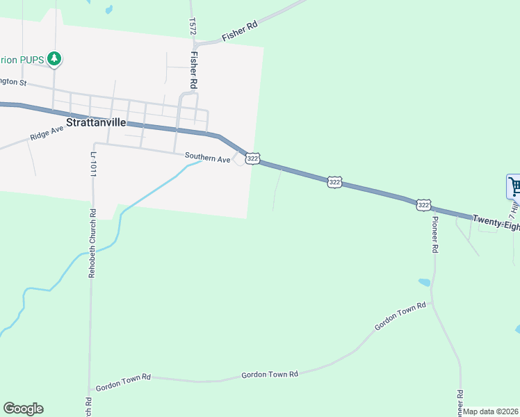map of restaurants, bars, coffee shops, grocery stores, and more near 198 Pinewood Circle in Strattanville