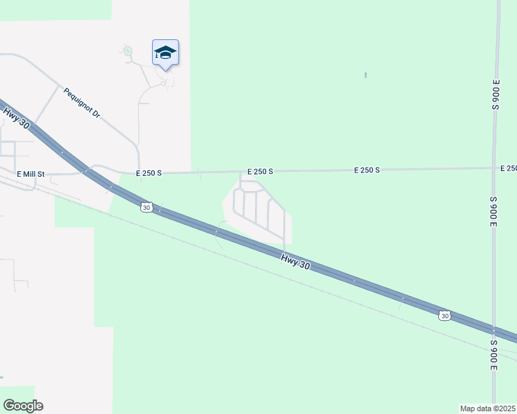 map of restaurants, bars, coffee shops, grocery stores, and more near 8280 U.S. 30 in Pierceton