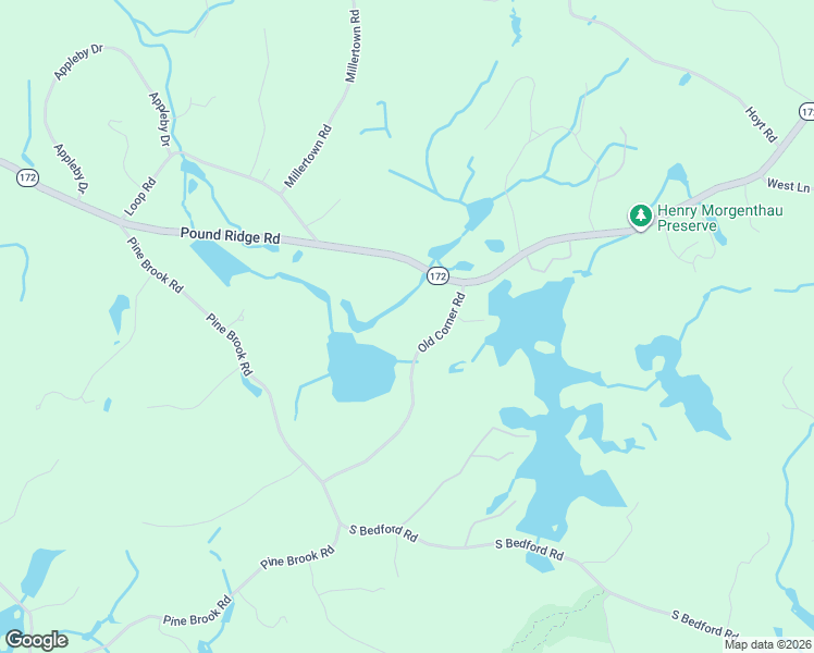 map of restaurants, bars, coffee shops, grocery stores, and more near 9 Old Corner Road in Bedford