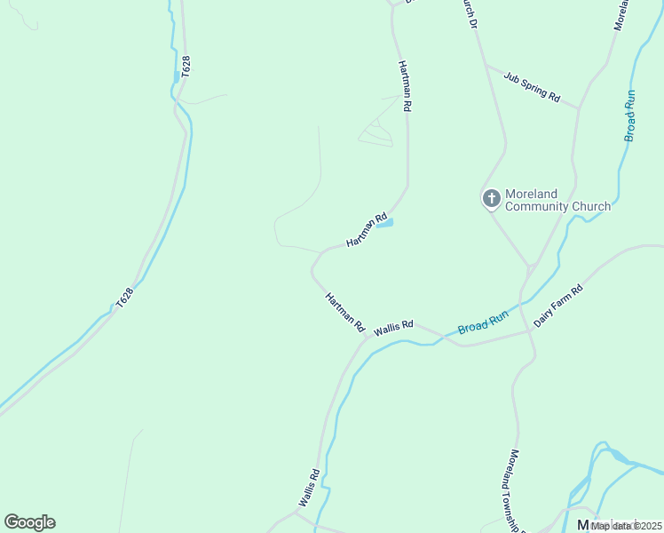 map of restaurants, bars, coffee shops, grocery stores, and more near 1445 Hartman Road in Muncy
