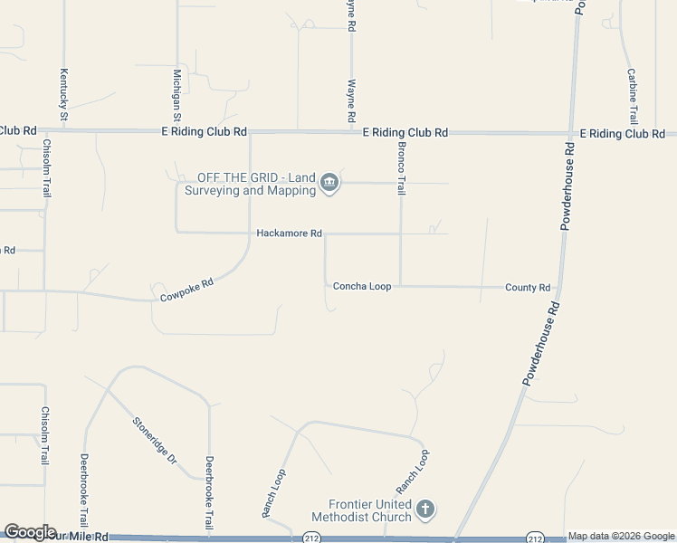 map of restaurants, bars, coffee shops, grocery stores, and more near 1706 Concha Loop in Cheyenne