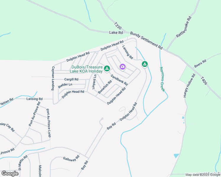 map of restaurants, bars, coffee shops, grocery stores, and more near Cornfish Cay Lane in Treasure Lake