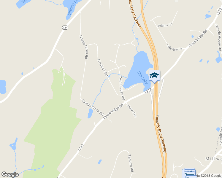 map of restaurants, bars, coffee shops, grocery stores, and more near 9 Overlook Road in Ossining