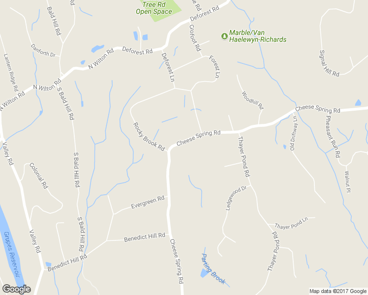 map of restaurants, bars, coffee shops, grocery stores, and more near 269 Cheese Spring Road in Wilton
