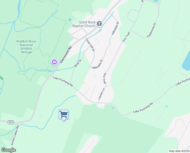 map of restaurants, bars, coffee shops, grocery stores, and more near 8 Hillsdale Terrace in Sussex