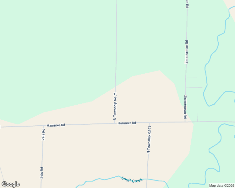 map of restaurants, bars, coffee shops, grocery stores, and more near 5157 North Township Road 71 in Tiffin