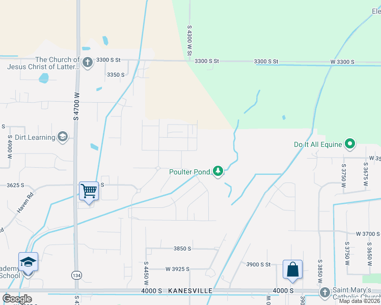 map of restaurants, bars, coffee shops, grocery stores, and more near 4287 West 3550 South in West Haven