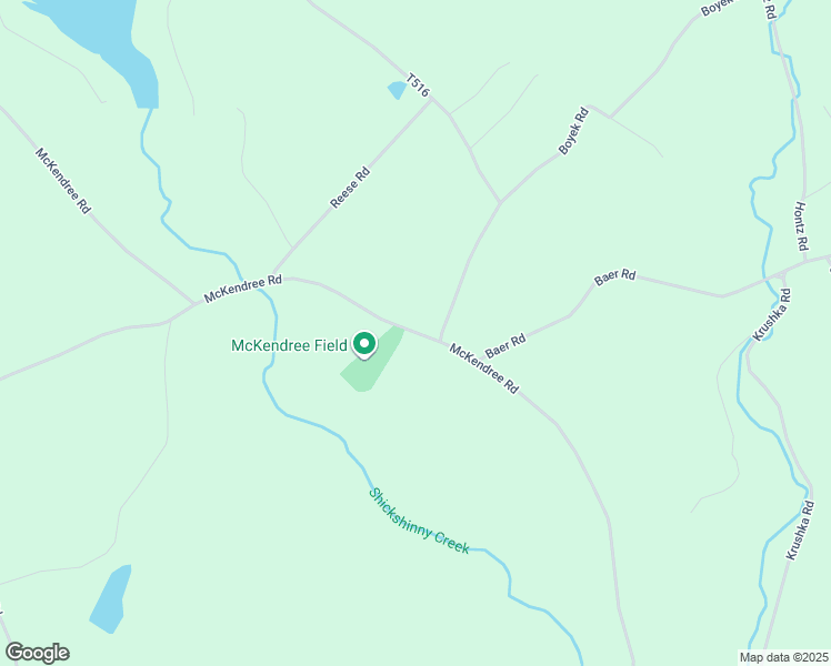 map of restaurants, bars, coffee shops, grocery stores, and more near 501-553 McKendree Road in Shickshinny