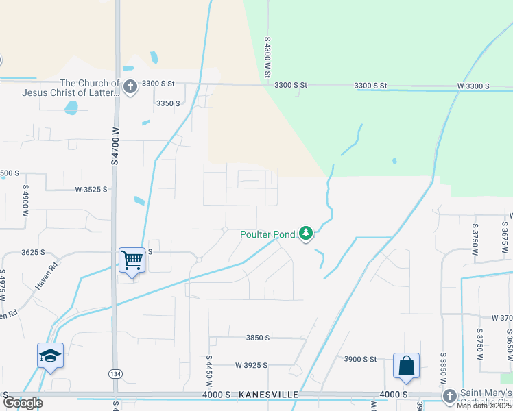 map of restaurants, bars, coffee shops, grocery stores, and more near South 4350 West in West Haven