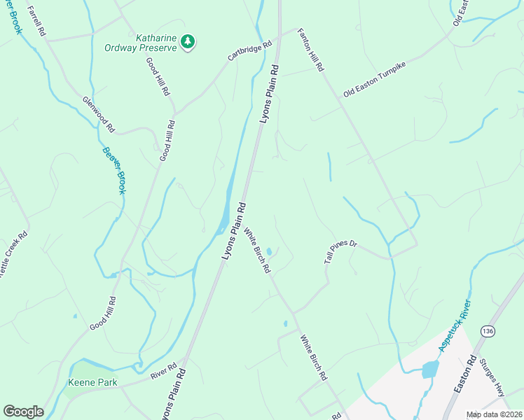 map of restaurants, bars, coffee shops, grocery stores, and more near 123 Lyons Plain Road in Weston