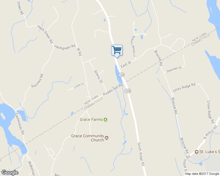 map of restaurants, bars, coffee shops, grocery stores, and more near 1 Scenic Drive in South Salem