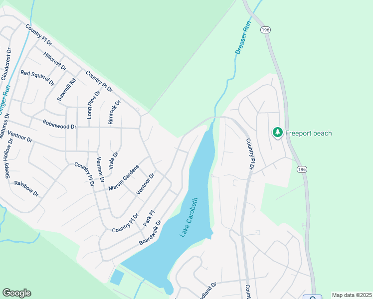 map of restaurants, bars, coffee shops, grocery stores, and more near 6561 Locust Lane in Tobyhanna