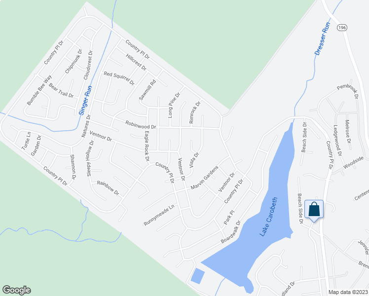 map of restaurants, bars, coffee shops, grocery stores, and more near 7157 Mountain Drive in Tobyhanna