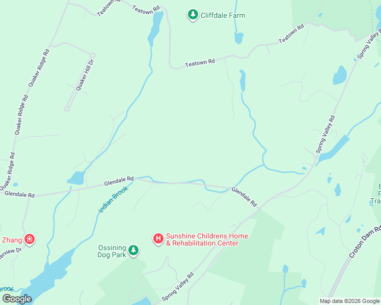 map of restaurants, bars, coffee shops, grocery stores, and more near 81 Glendale Road in Ossining