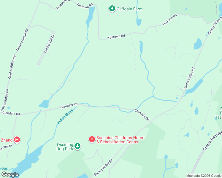 map of restaurants, bars, coffee shops, grocery stores, and more near 81 Glendale Road in Ossining